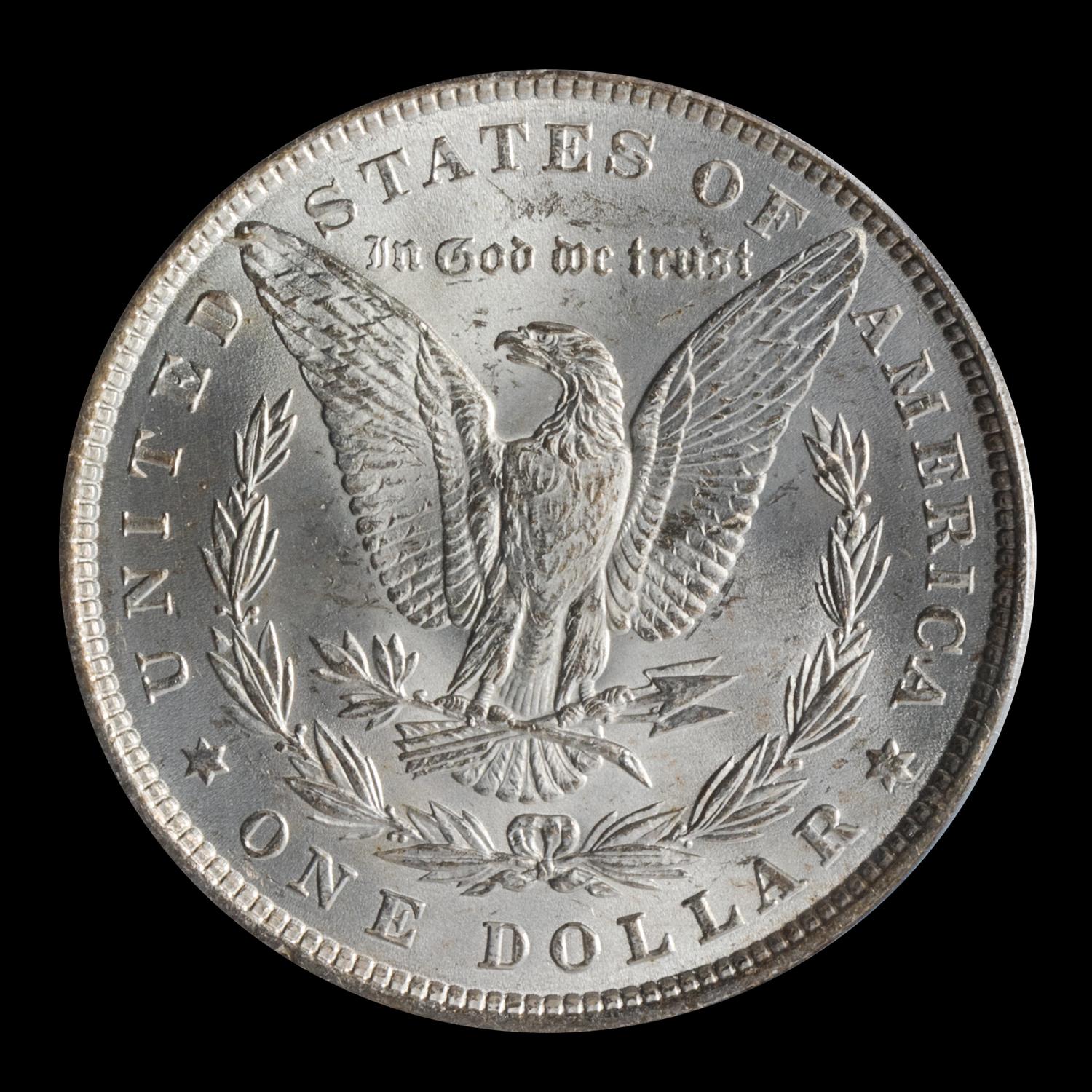 A United States 1881 Morgan Silver Dollar Coin
