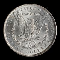 A United States 1881 Morgan Silver Dollar Coin