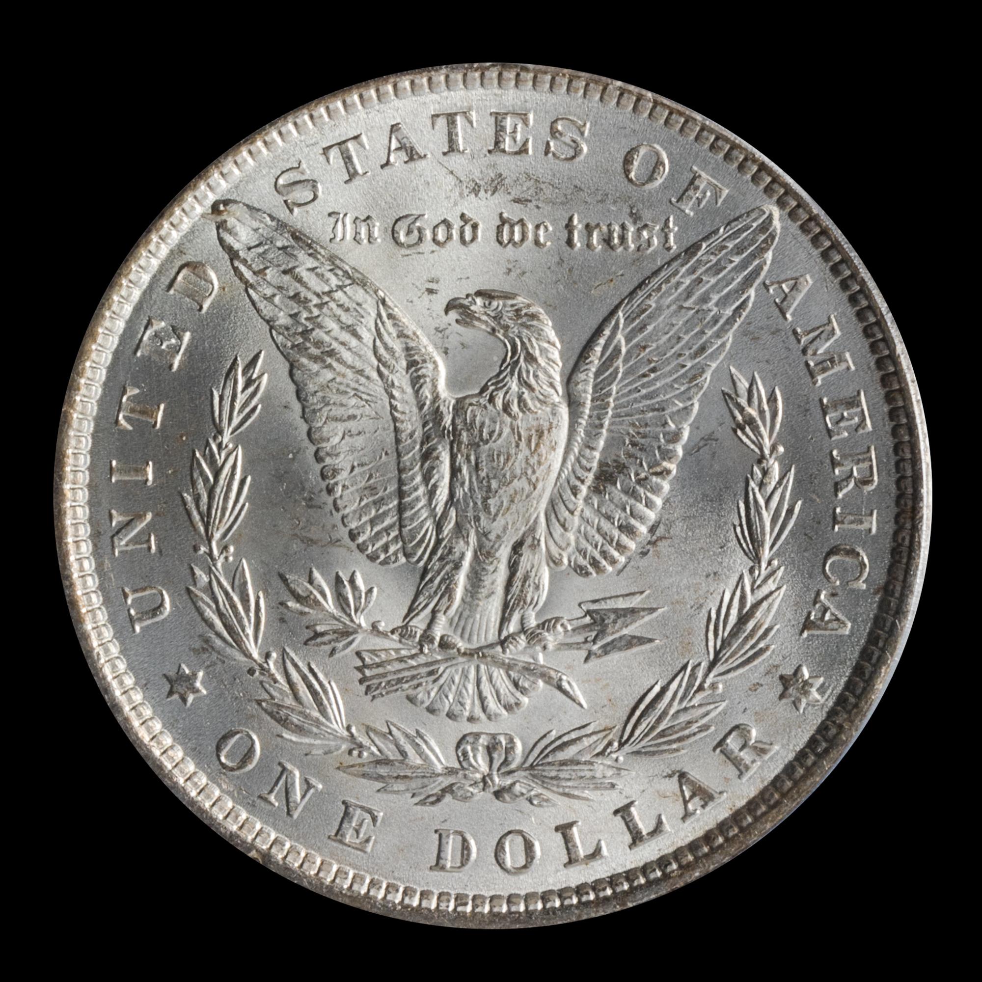 A United States 1881 Morgan Silver Dollar Coin