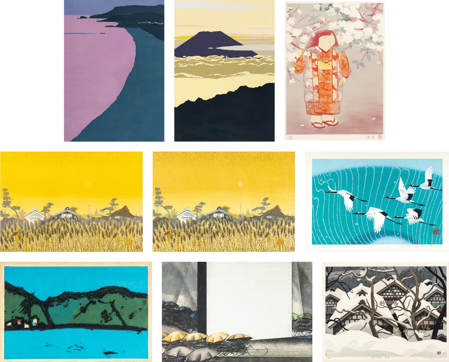 A Collection of Thirty-Eight Modern Japanese Prints