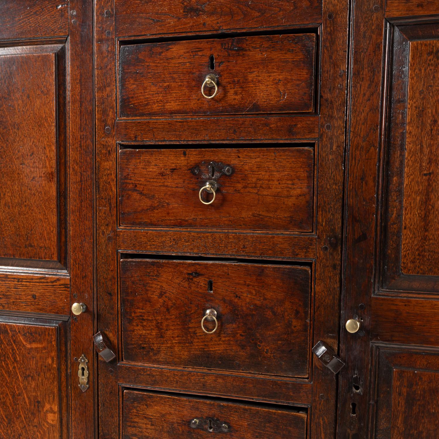 An English Oak Dresser Cabinet