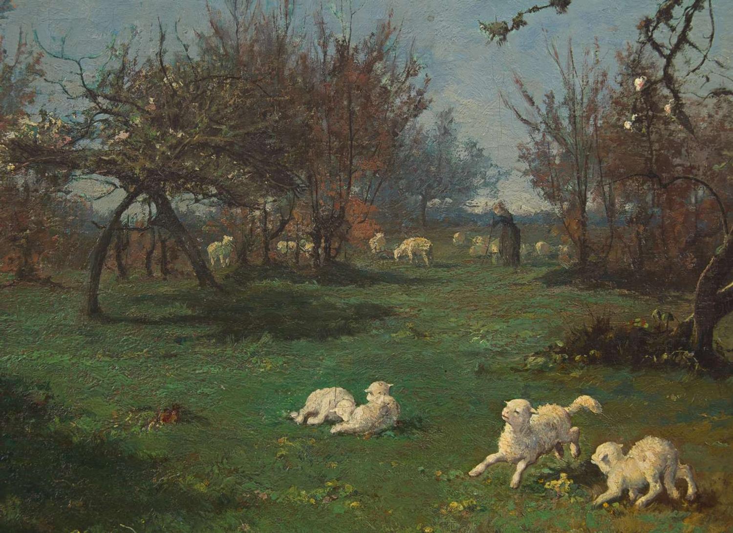 William Lamb Picknell (American, 1854-1897) - Spring in Pont-Aven