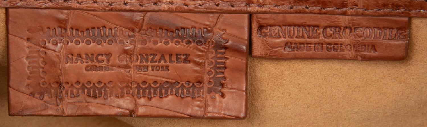 Nancy Gonzalez, Brown Crocodile Bag