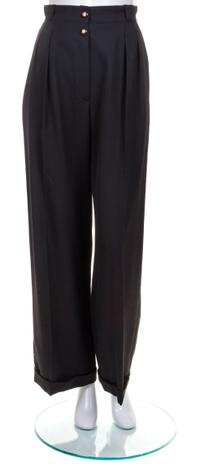 A Pair of Chanel Black Pleated Pants,