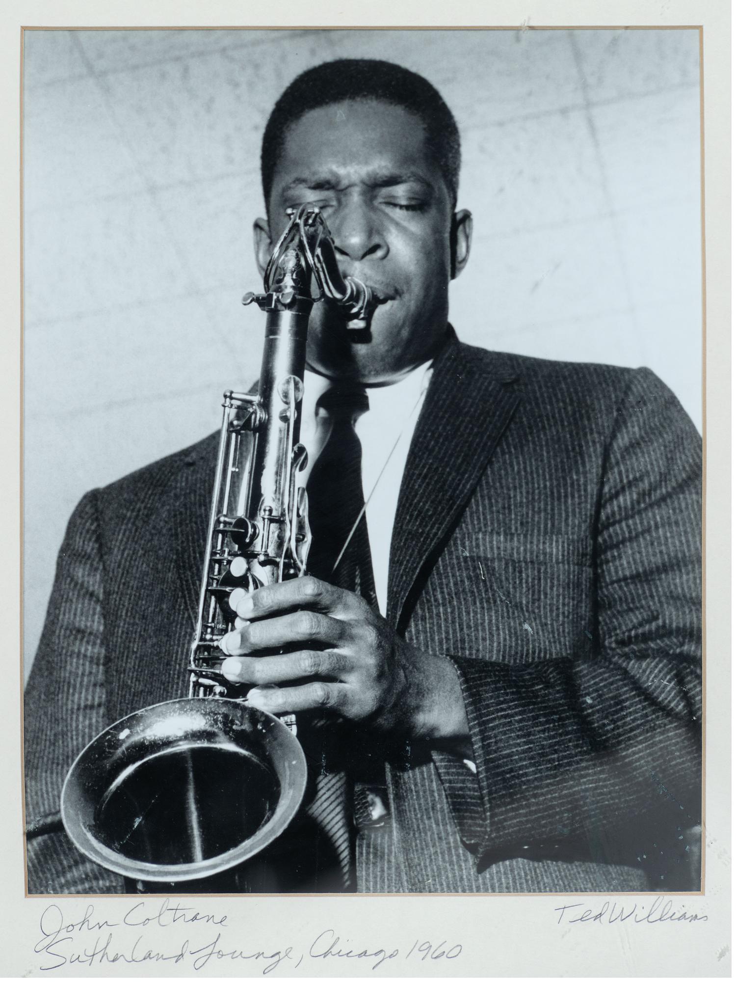 [JAZZ]. WILLIAMS, Ted (1925-2020), photographer. A group of 5 photographs, incl. portraits of jazz musicians. Chicago, 1949-1962.