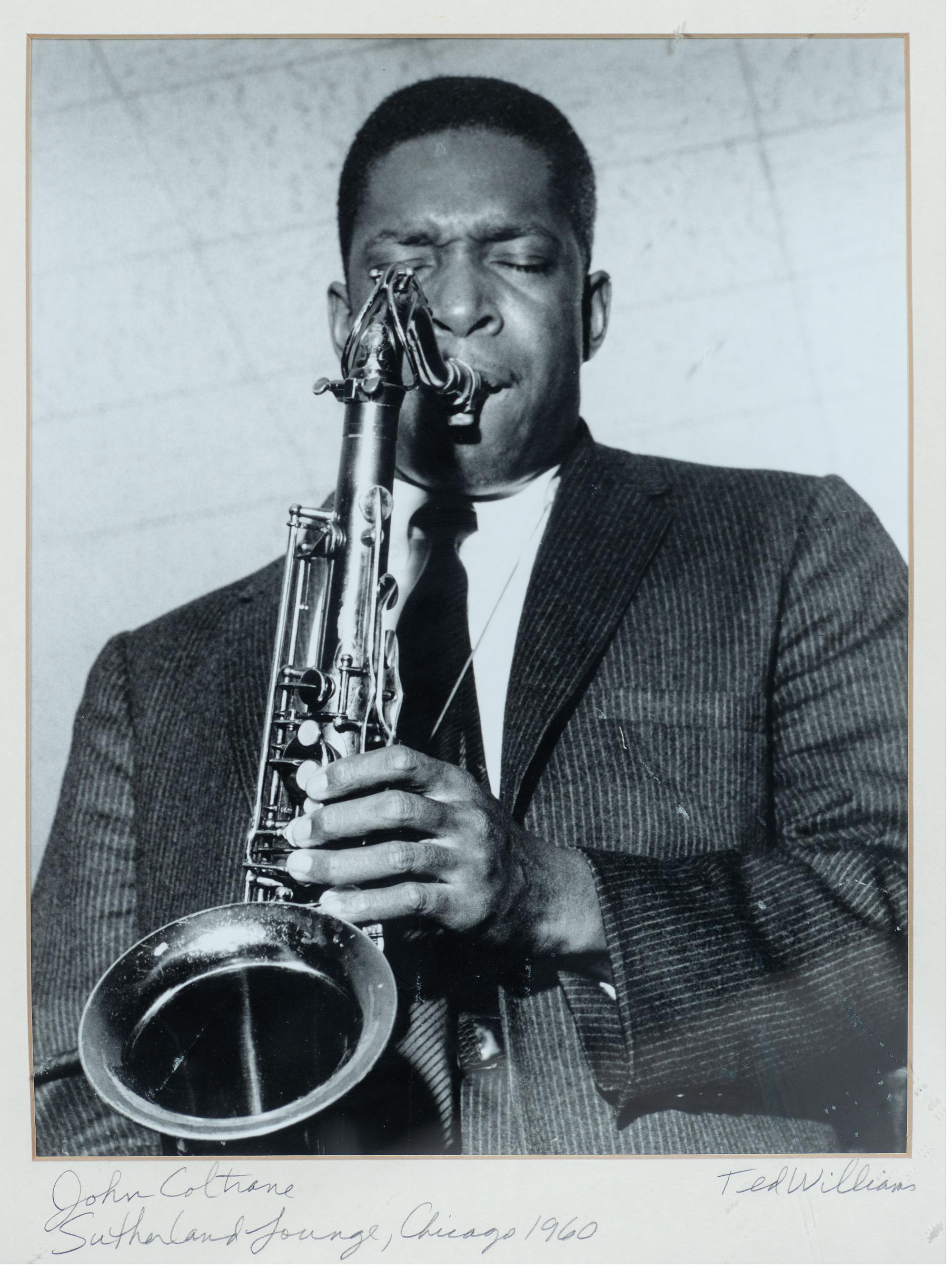 [JAZZ]. WILLIAMS, Ted (1925-2020), photographer. A group of 5 photographs, incl. portraits of jazz musicians. Chicago, 1949-1962.