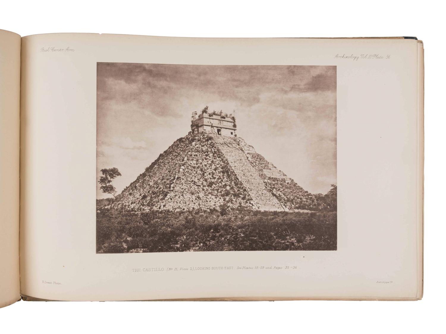 GODMAN, Frederick DuCane and Osbert SALVIN, editors. -- MAUDSLEY, A. P. Biologia Centrali-Americana: Contributions to the Knowledge of the Fauna and Flora of Mexico and Central America Archaeology . London: R. H. Porter, February 1889-August 1902.
