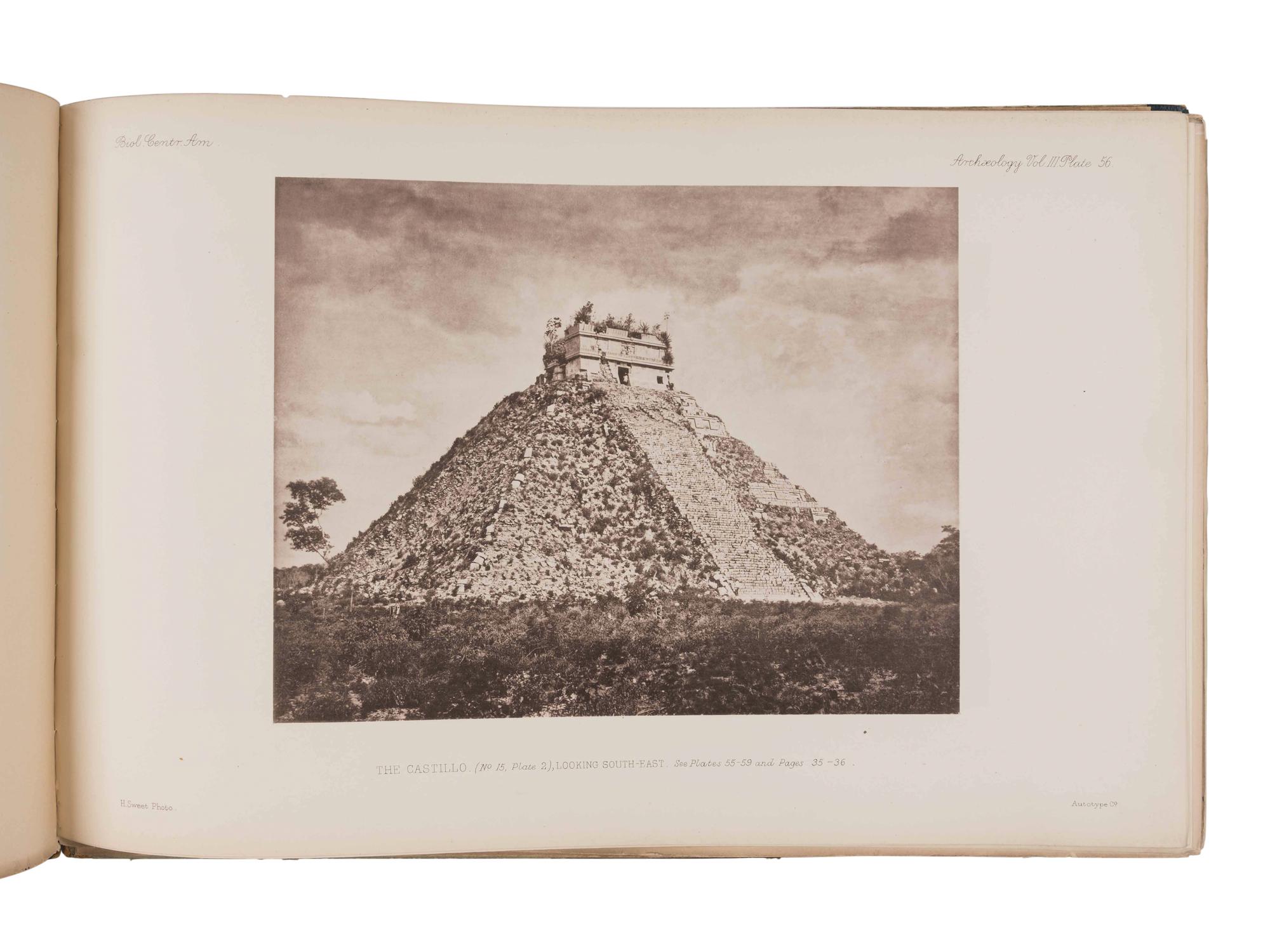 GODMAN, Frederick DuCane and Osbert SALVIN, editors. -- MAUDSLEY, A. P. Biologia Centrali-Americana: Contributions to the Knowledge of the Fauna and Flora of Mexico and Central America Archaeology . London: R. H. Porter, February 1889-August 1902.