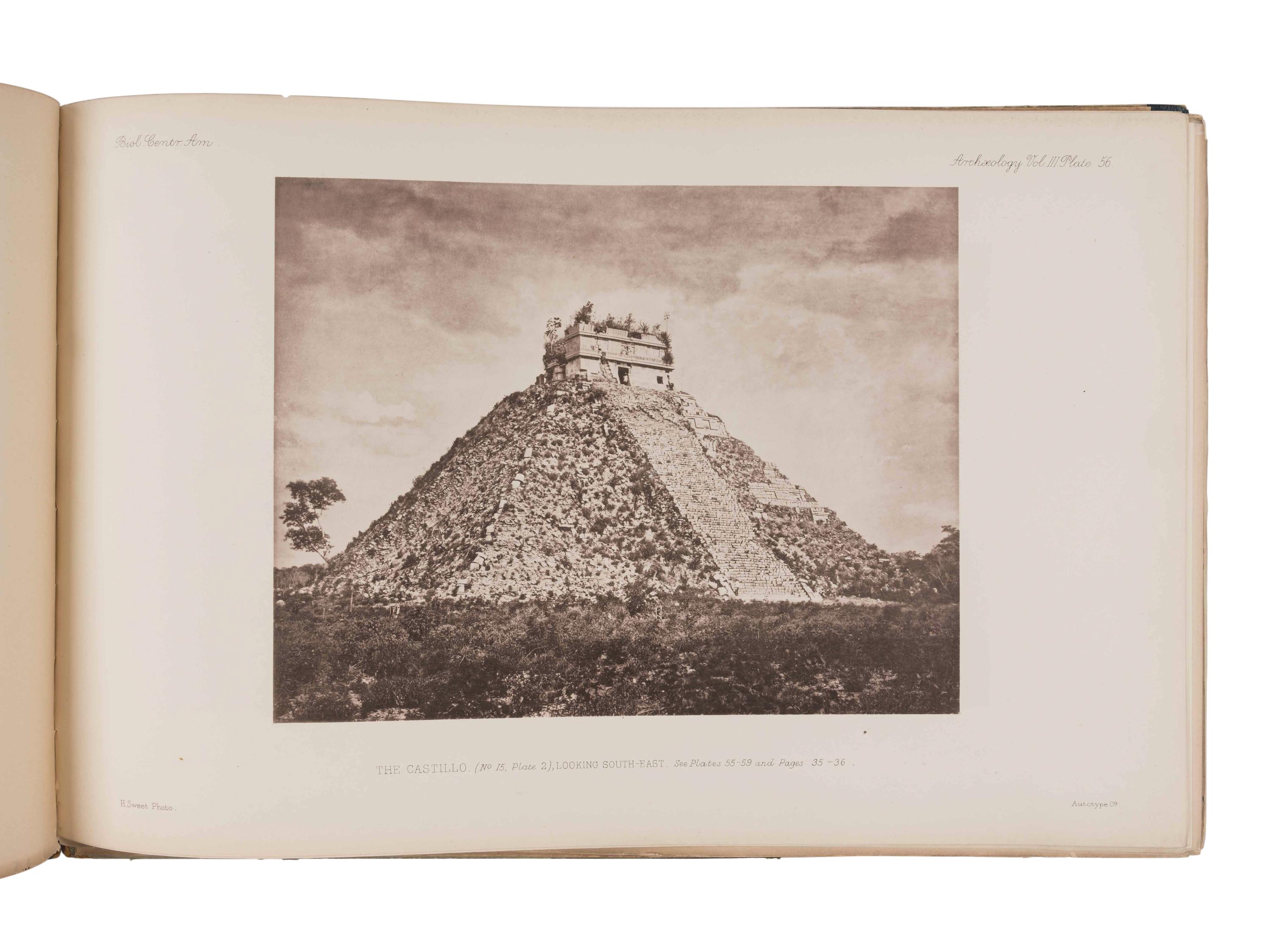 GODMAN, Frederick DuCane and Osbert SALVIN, editors. -- MAUDSLEY, A. P. Biologia Centrali-Americana: Contributions to the Knowledge of the Fauna and Flora of Mexico and Central America Archaeology . London: R. H. Porter, February 1889-August 1902.