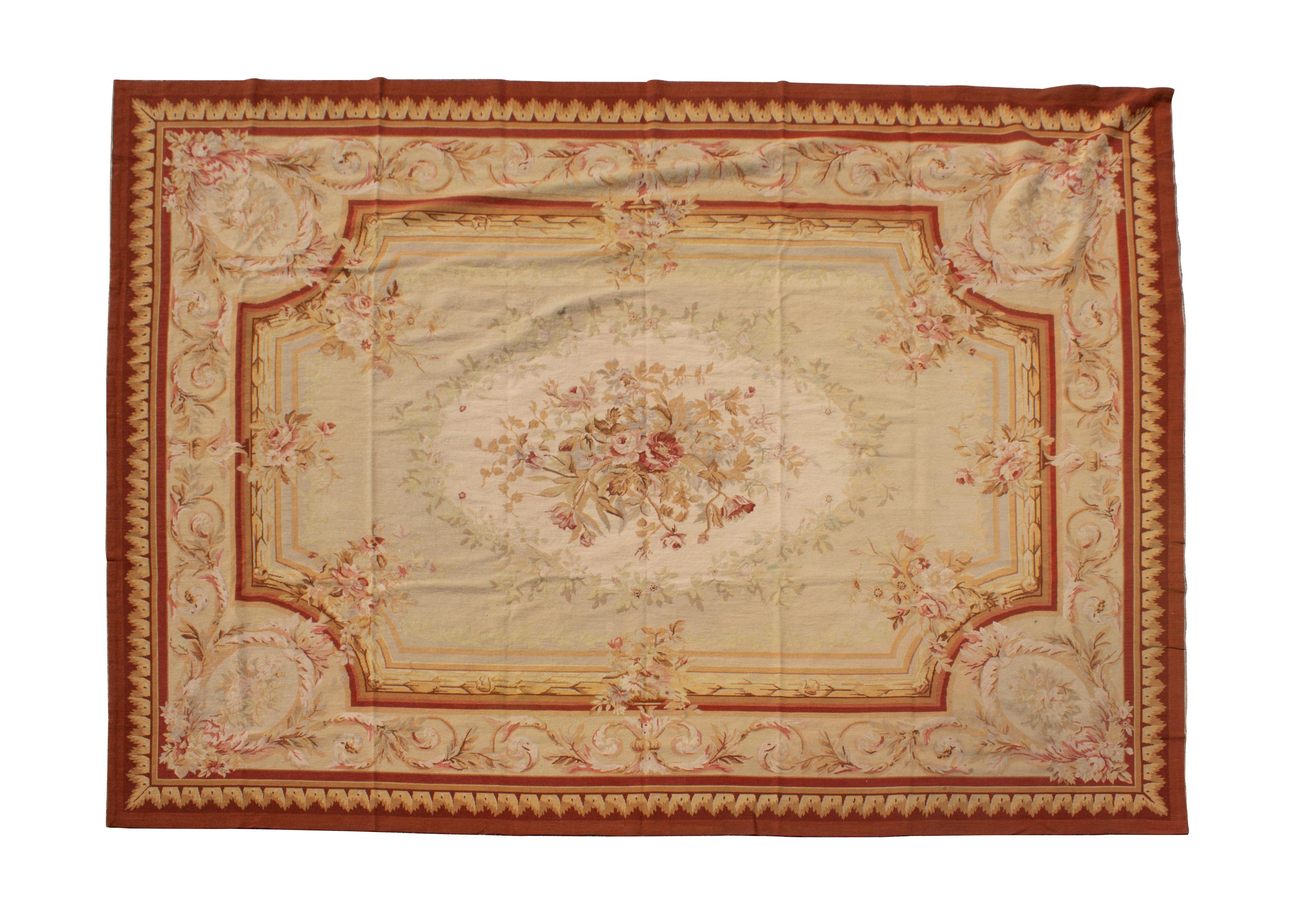 An Aubusson Style Needlepoint Rug — 19TH/20TH CENTURY
