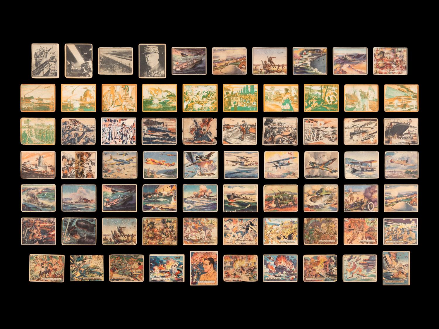 A Collection of 20th Century Non Sport War Cards