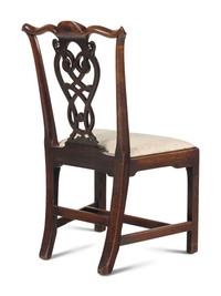 A George III Solid Mahogany Side Chair