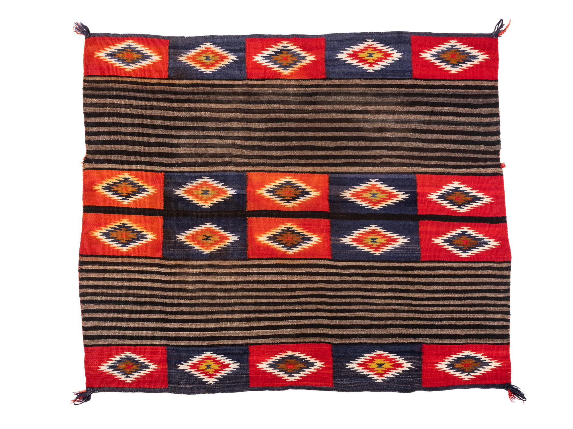 Navajo Transitional Wearing Blanket / Rug