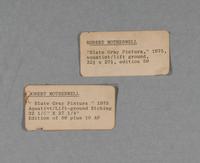 Slate Gray Pintura , 1975