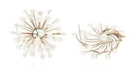 A Collection of 14 Karat Yellow and Pearl Jewelry, 48.10 dwts.