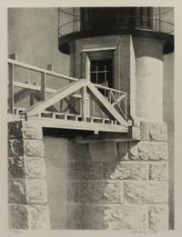 A group of six prints of Port Clyde, Maine ( Fog Bell; Corbett's Pond , 1965; Ebb Tide , 1944; Harbor at Port Clyde , 1939; Marshall's Point , 1939; Tower Door, Marshall Point Lighthouse , 1954)