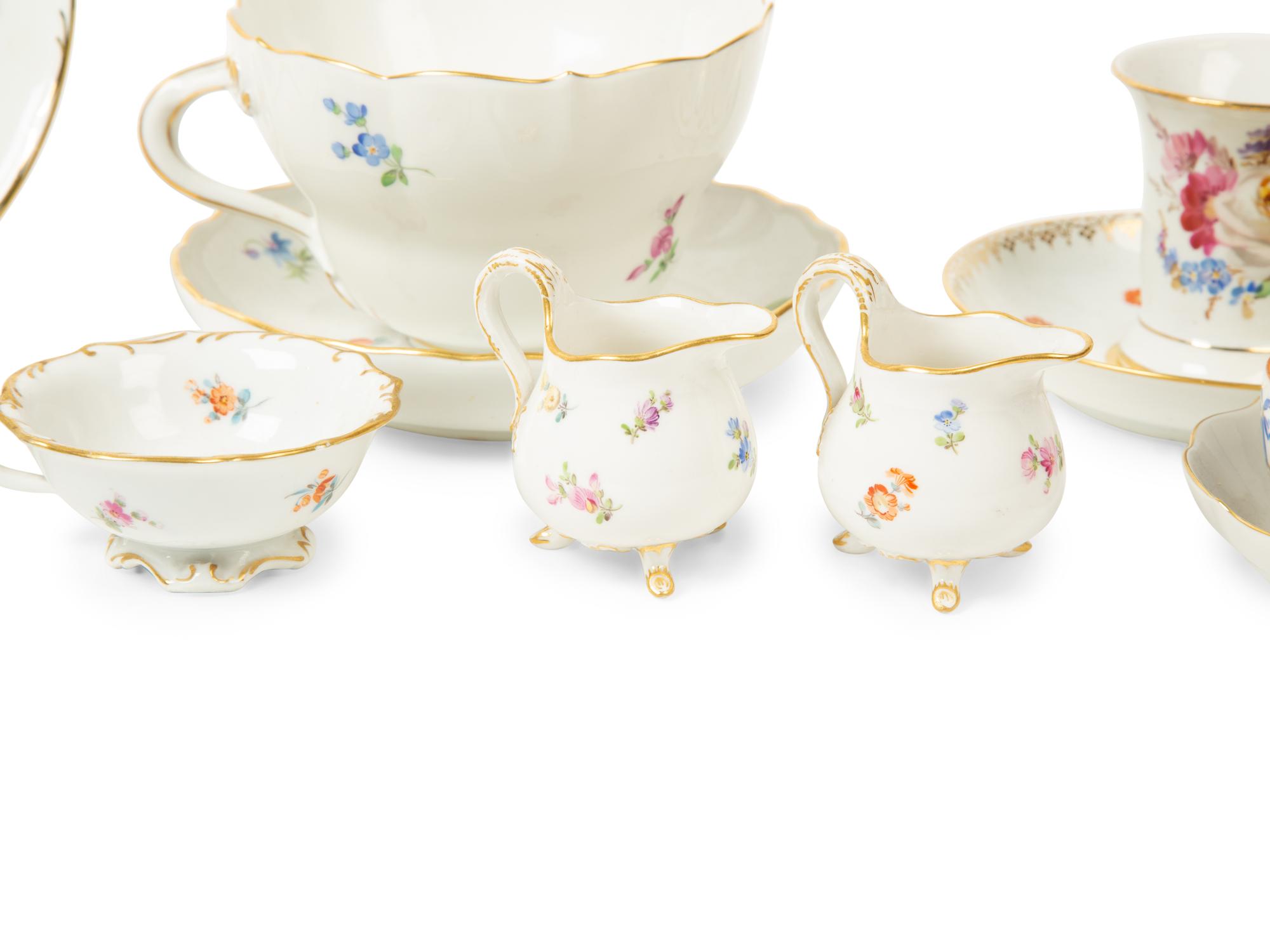 A Collection of Meissen Porcelain Dinnerware — 20TH CENTURY
