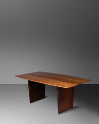 Dining Table, model 5461, with Three Leaves, Dunbar, USA
