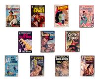 [LITERATURE - DELL MYSTERY'S]. A group of 142 titles from the Dell "Mapback" Mystery series. New York: Dell Publishing, 1943-1962.