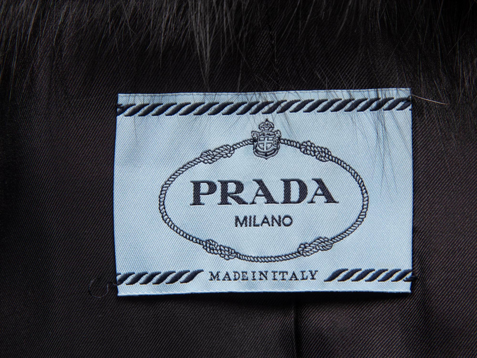 PRADA, FUR COLLAR CROP JACKET, A/W 2013