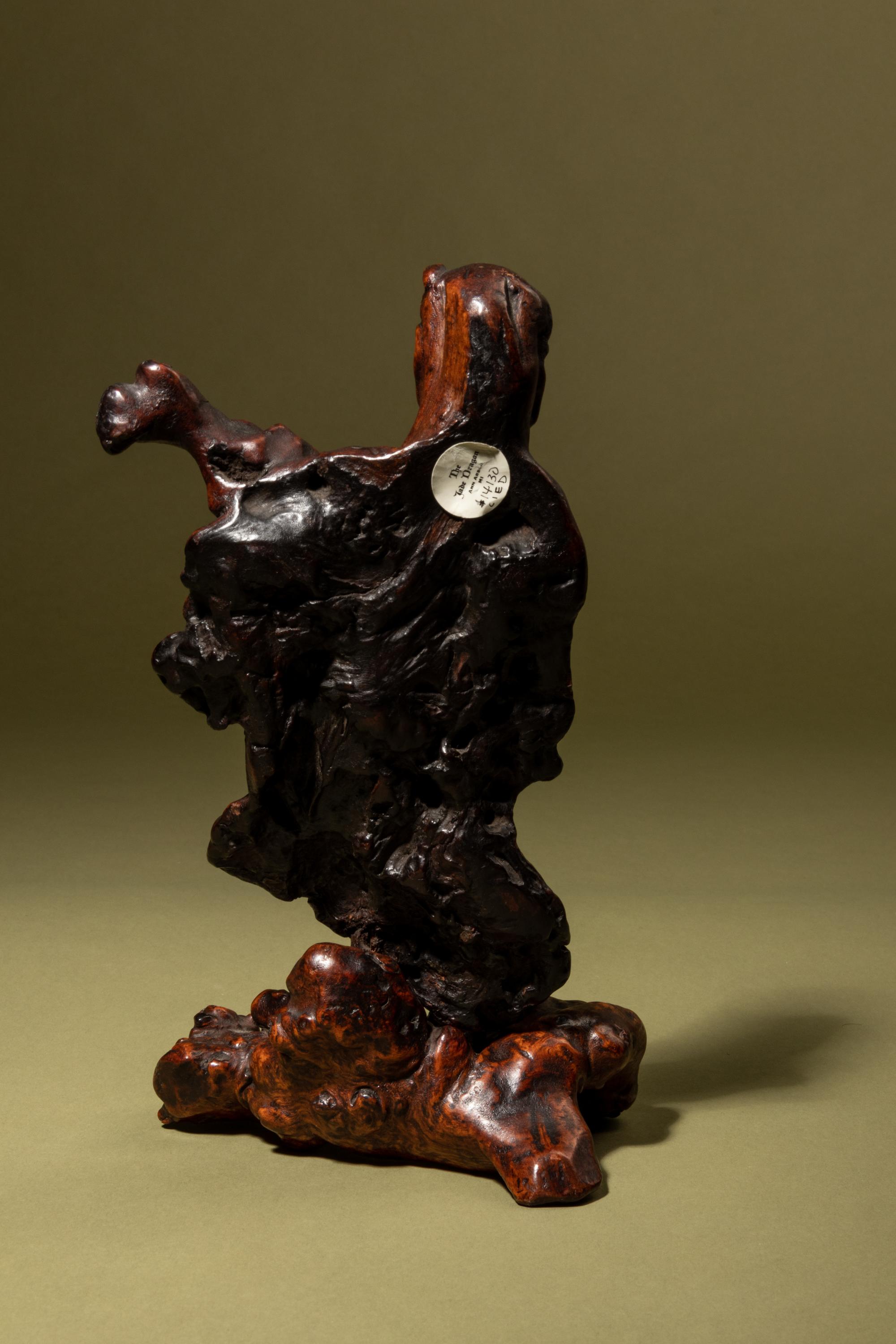 A Carved Natural Root Figure of an Immortal