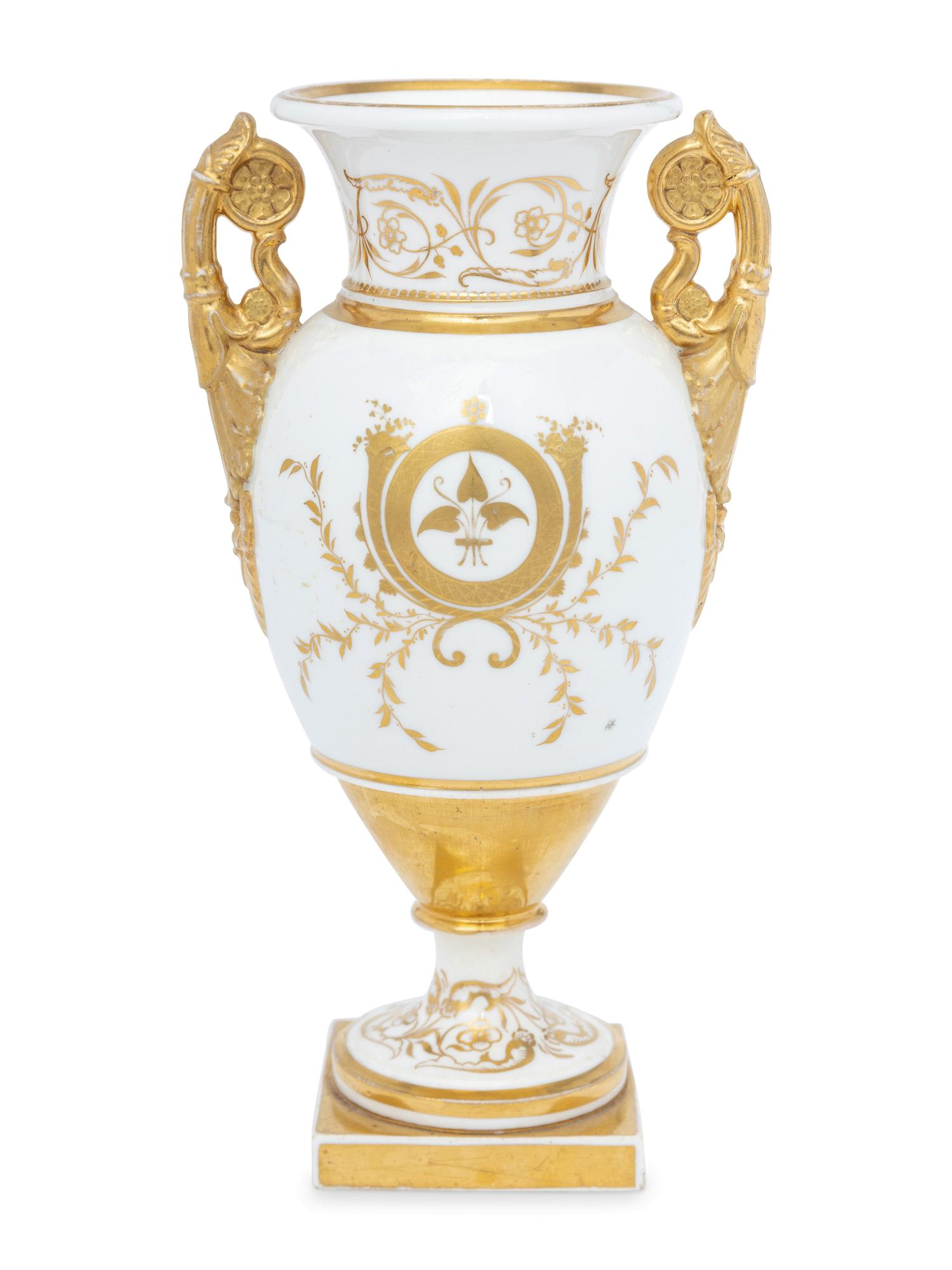 A Staffordshire Porcelain Vase