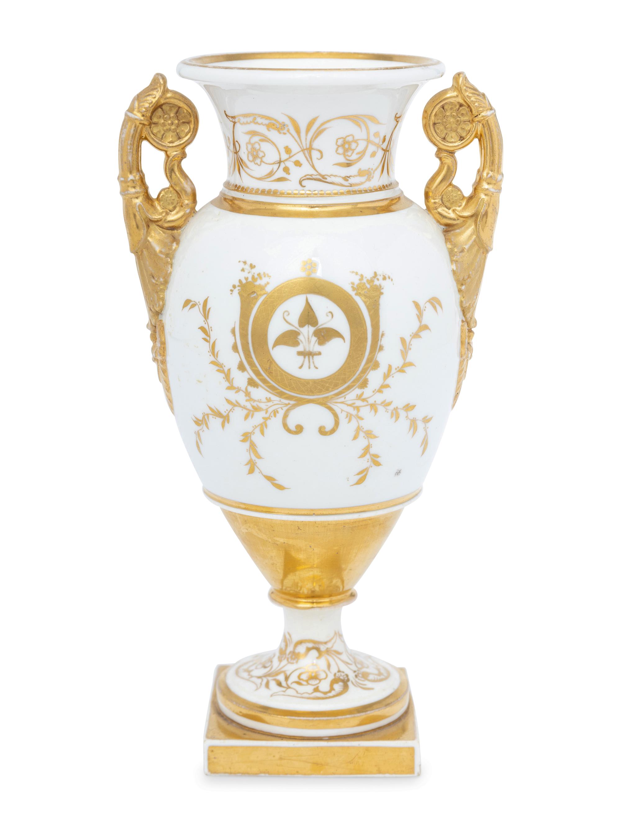 A Staffordshire Porcelain Vase