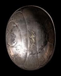 A Sasanian Silver-Gilt Lobed Bowl