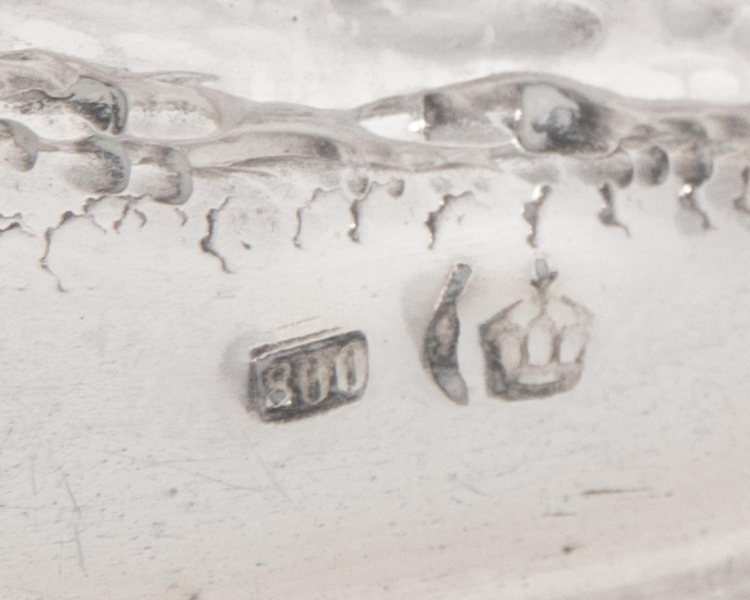 A Group of German Silver Table Articles