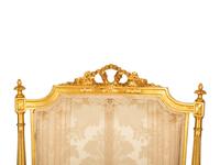 A Louis XVI Style Giltwood Armchair