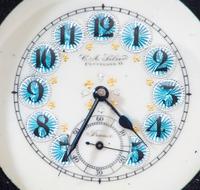 A French Jeweled Paperweight Clock