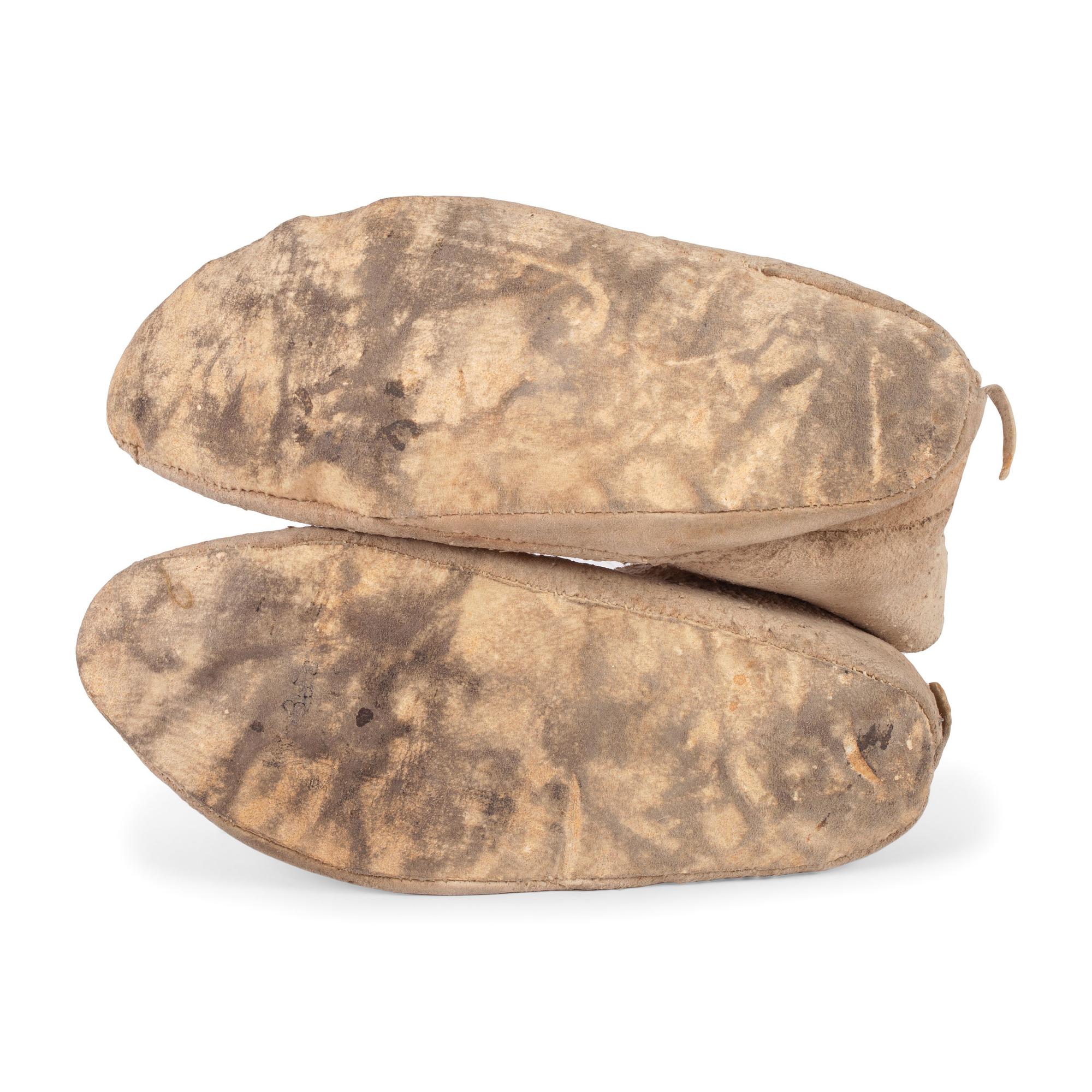 Cheyenne Beaded Hide Moccasins