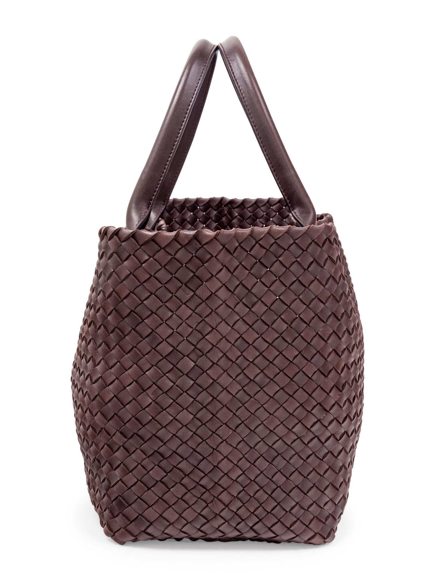 Bottega Veneta Limited Edition Intrecciato Leather Medium Cabat Tote Bag
