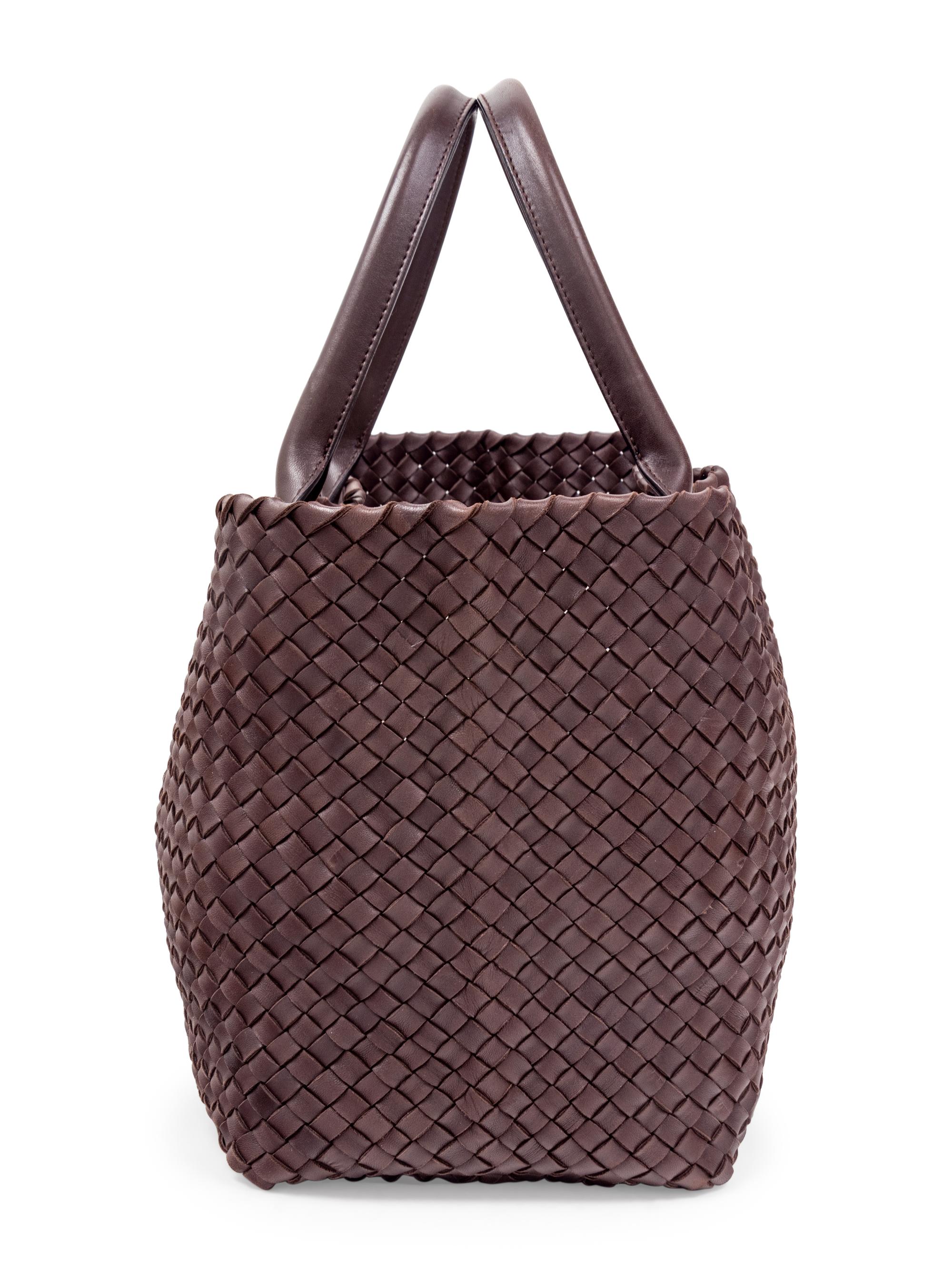 Bottega Veneta Limited Edition Intrecciato Leather Medium Cabat Tote Bag