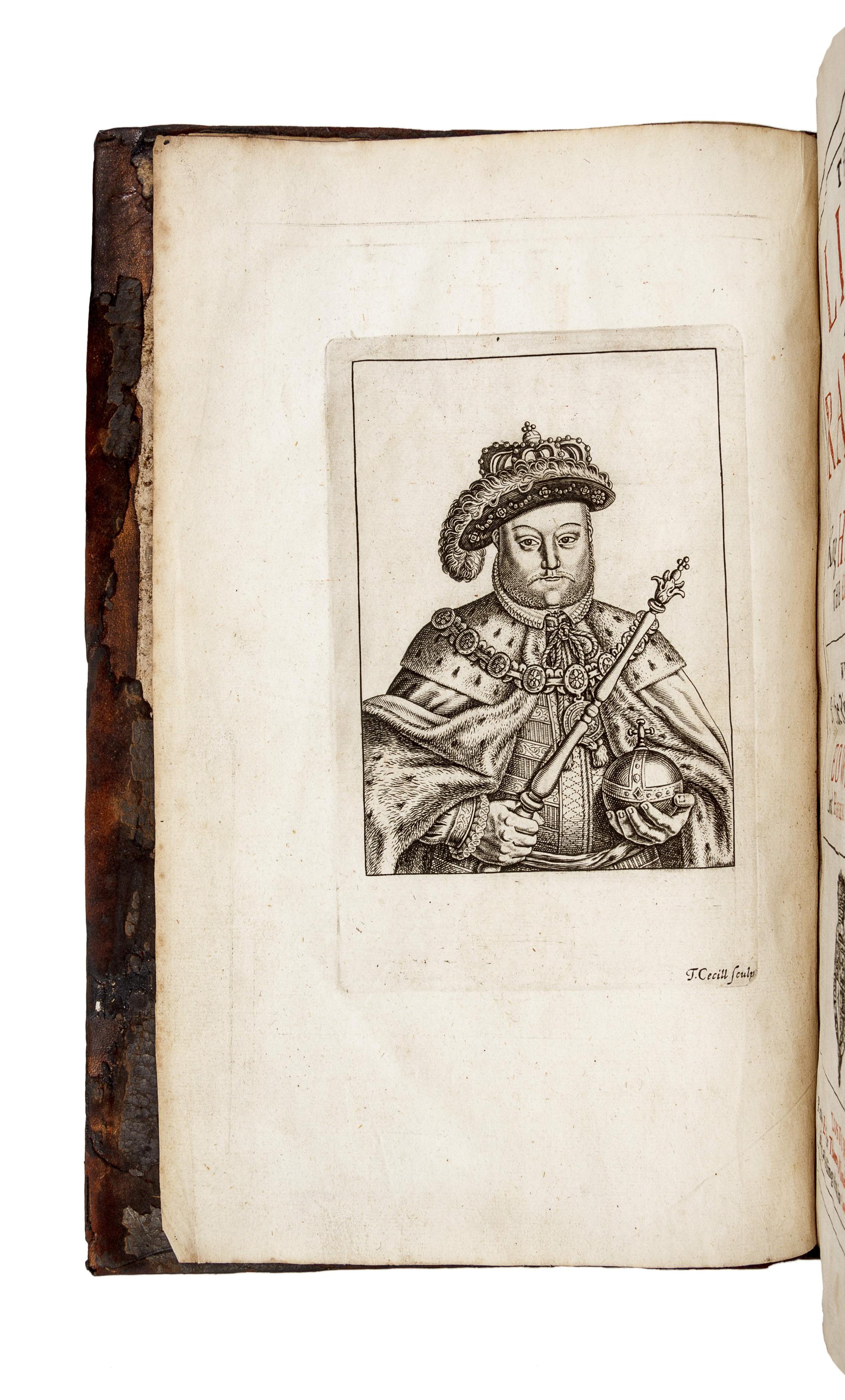 [HENRY VIII] -- HERBERT OF CHERBURY, Edward, Lord (1583-1648). The Life and Raigne of King Henry the Eighth. London: E. G. for Thomas Whitaker, 1649.