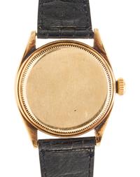 ROLEX, REF. 6584 14K YELLOW GOLD 'OYSTER PERPETUAL' WATCH