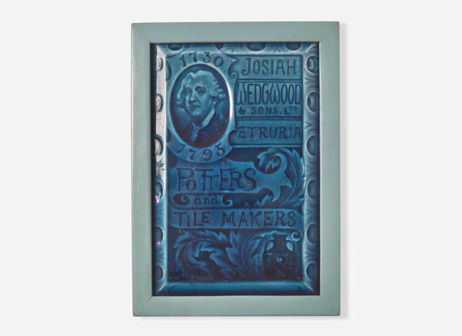 A Wedgwood Advertising Tile, UK, late 19th century