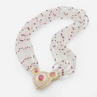 A 14K Yellow Gold and Gemstone Necklace