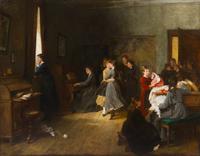 Wilhelm Marc, (German, 1839-1907), Interior Scene