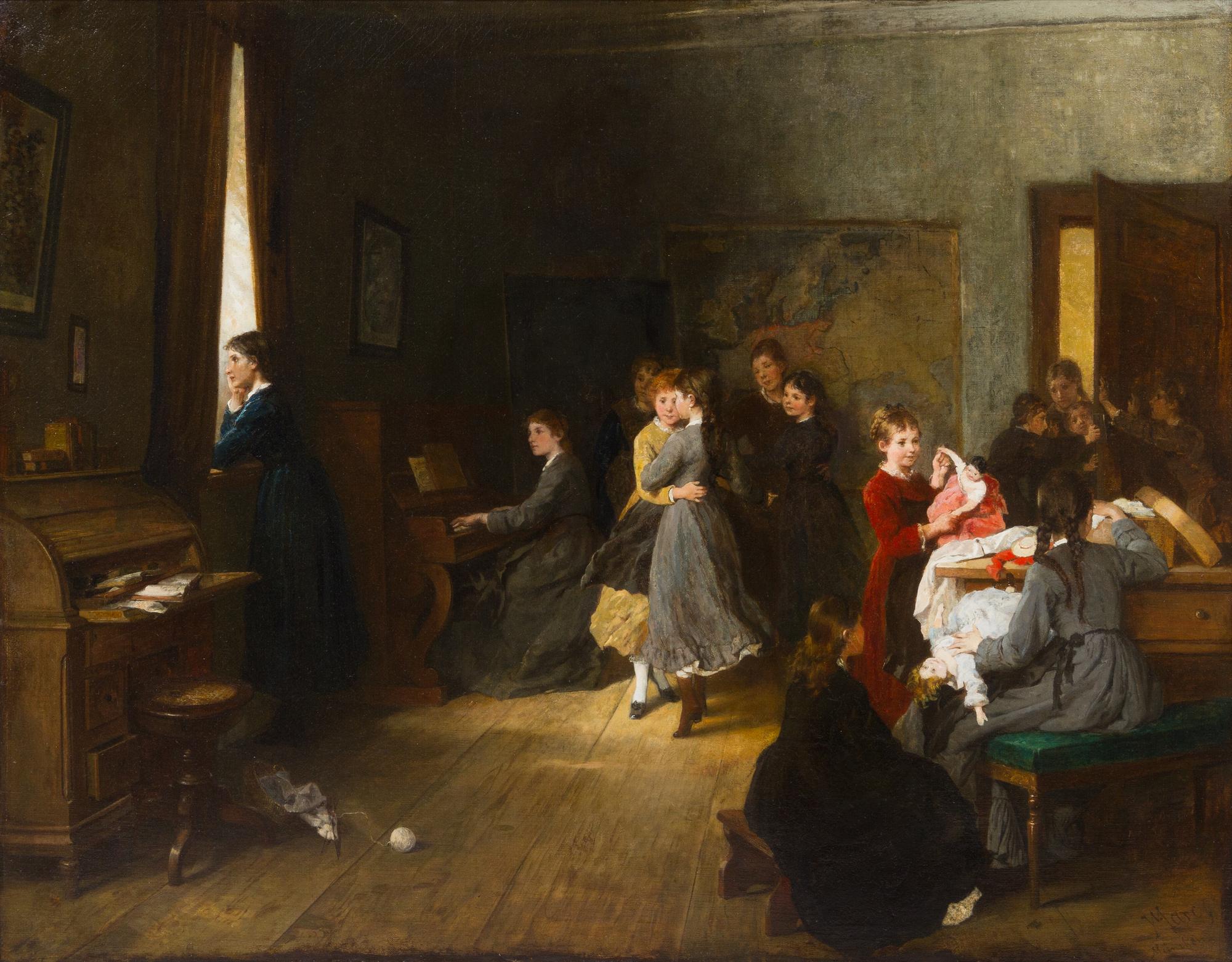 Wilhelm Marc, (German, 1839-1907), Interior Scene