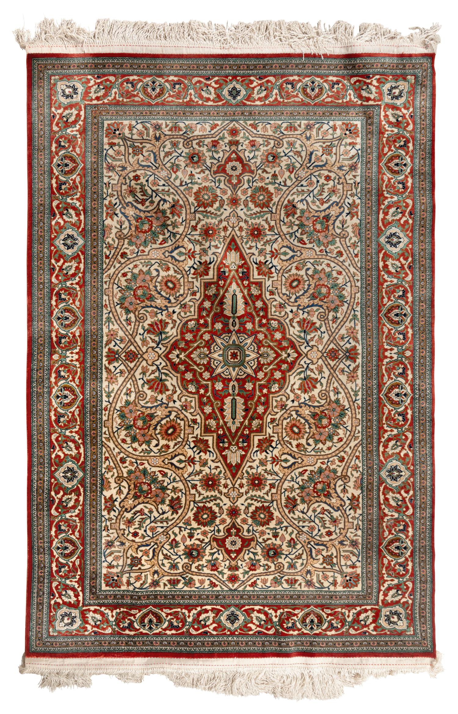 A Persian Silk Rug