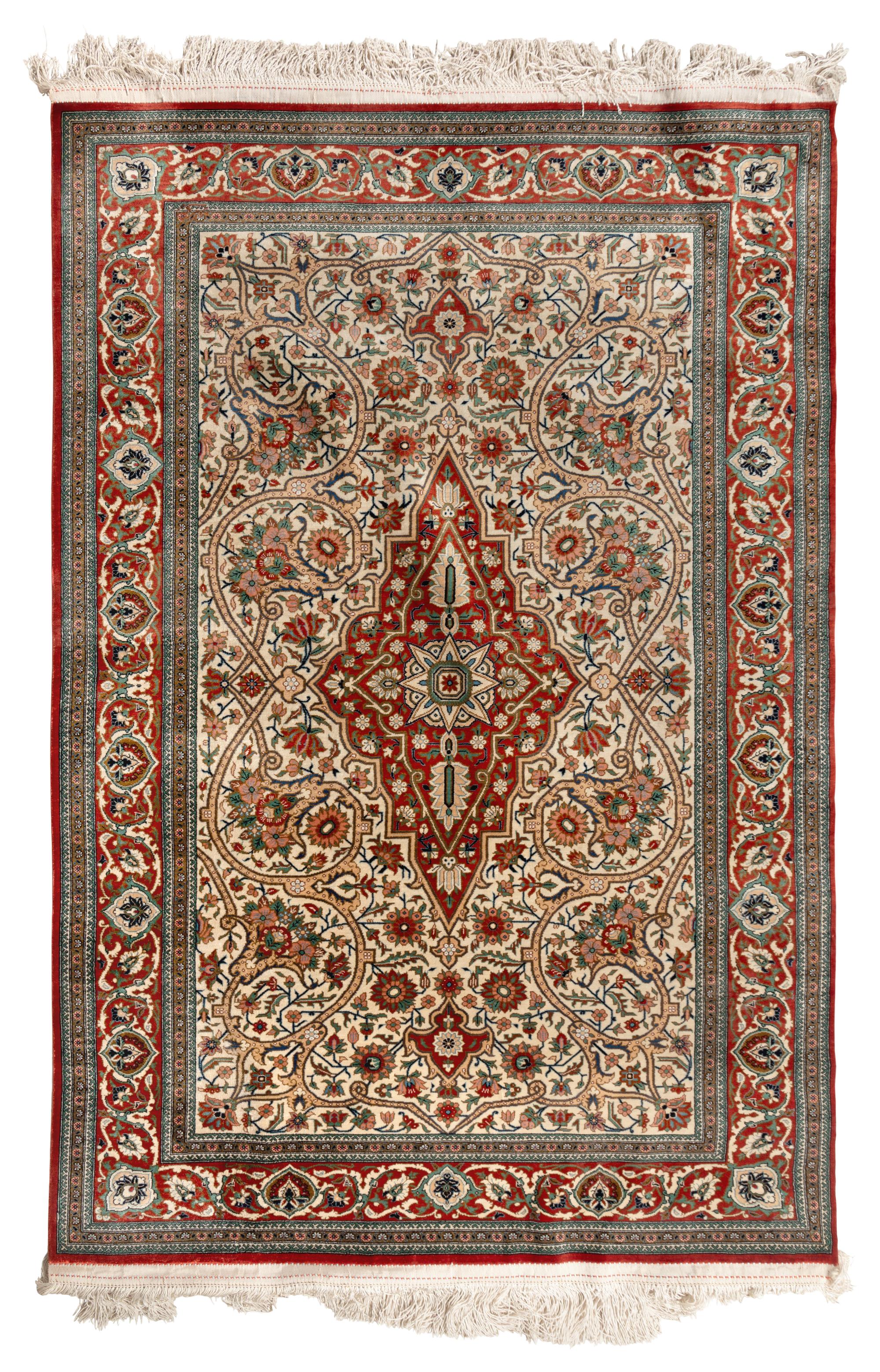 A Persian Silk Rug