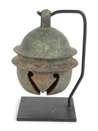 A Khmer Bronze Buffalo Bell — 12TH/13TH CENTURY