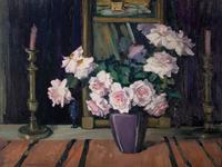 Still Life of Pink Roses