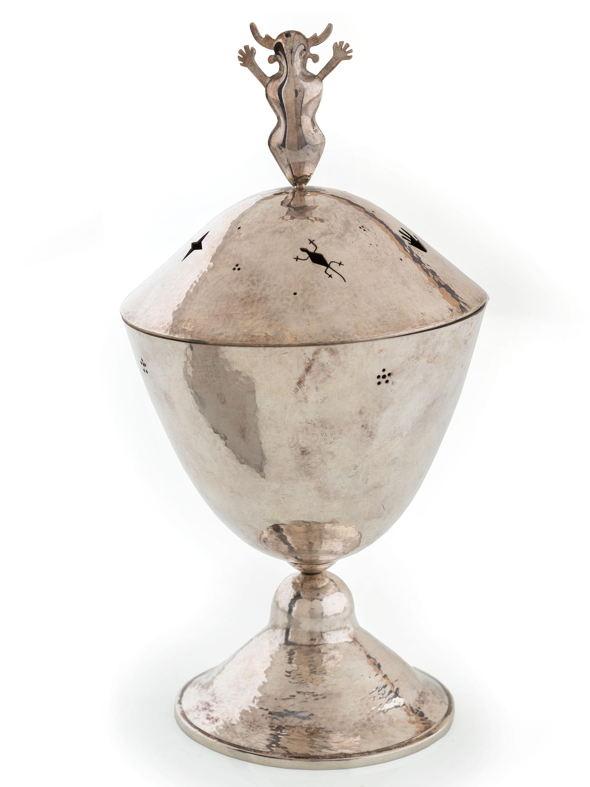 Sterling Silver Lidded Goblet
