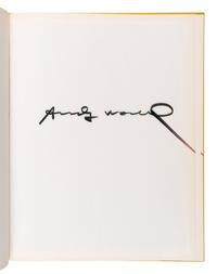 [ARTIST'S BOOK] -- [WARHOL, Andy (1928-1987)]. Stephen KOCH (b. 1941). Andy Warhol Photographs . New York: Robert Miller Gallery, [1987].