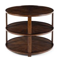 A Dessin Fournir Three-Tier Circular Side Table