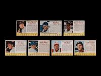 A Near Set of 1963 Post Cereal Baseball Cards (198/200) Including Mickey Mantle, Multiple Hall of Famers and Short Prints