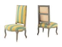 A Pair of Louis XV Painted Chaises