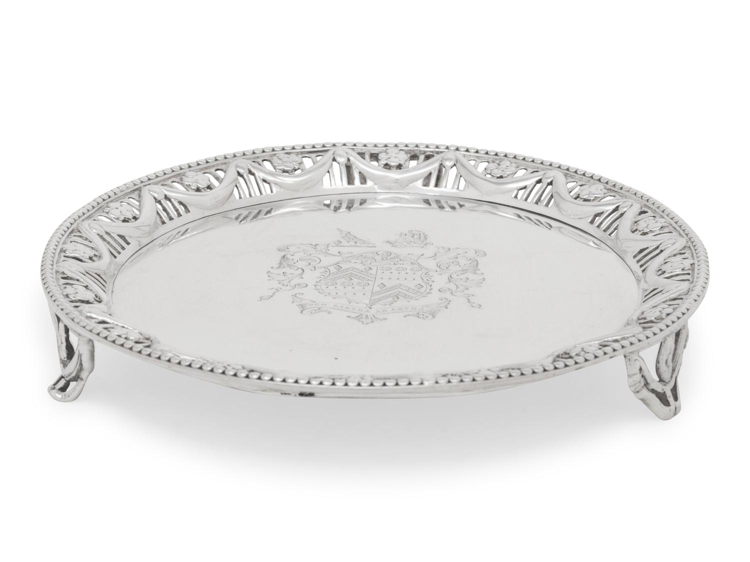 A George III Silver Tray
